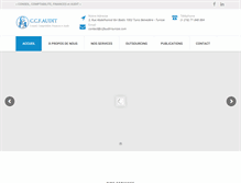 Tablet Screenshot of ccfaudit-tunisie.com